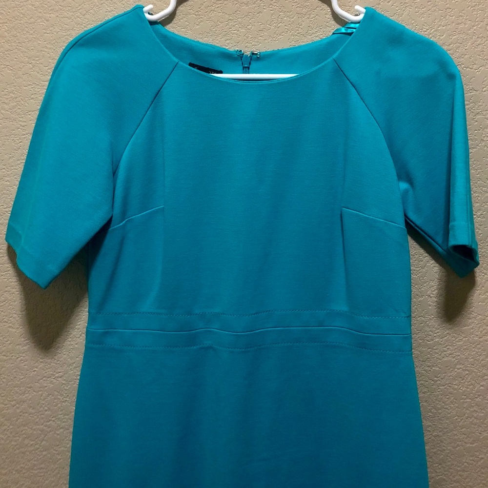 Blue Talbots Petite Dress